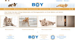 Desktop Screenshot of boy-katzennetze.de