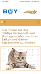 Mobile Screenshot of boy-katzennetze.de